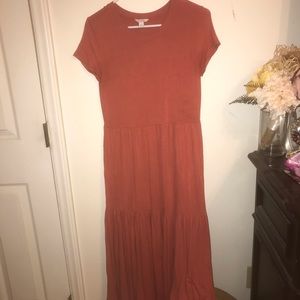 Tiered t-shirt dress